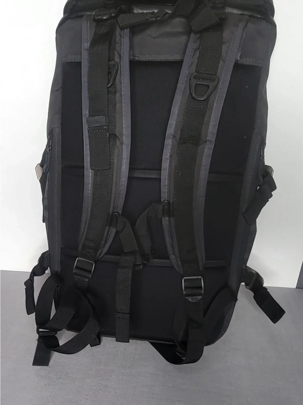 Victorinox Black Quilted Front Backpack with Compression Straps